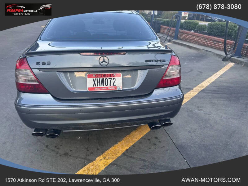 2007 Mercedes-Benz E-Class E 63 AMG