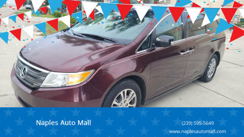 2012 Honda Odyssey for sale at Naples Auto Mall in Naples FL