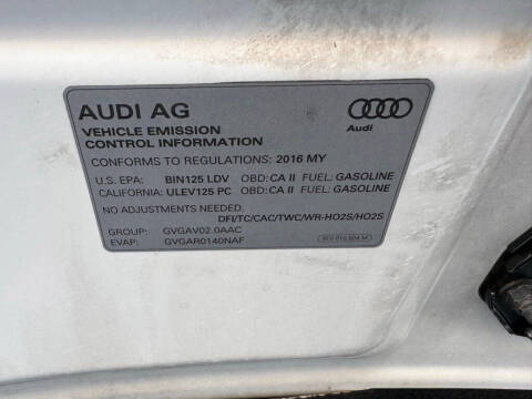 2016 Audi A6 2.0T quattro Premium Plus
