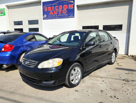 2004 Toyota Corolla for sale at Ericson Auto in Ankeny IA