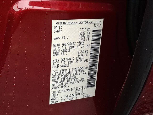 2023 Nissan Frontier PRO-4X