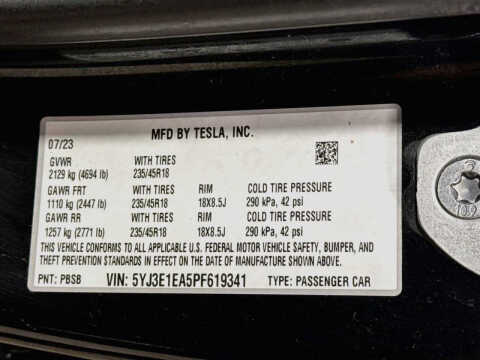 2023 Tesla Model 3