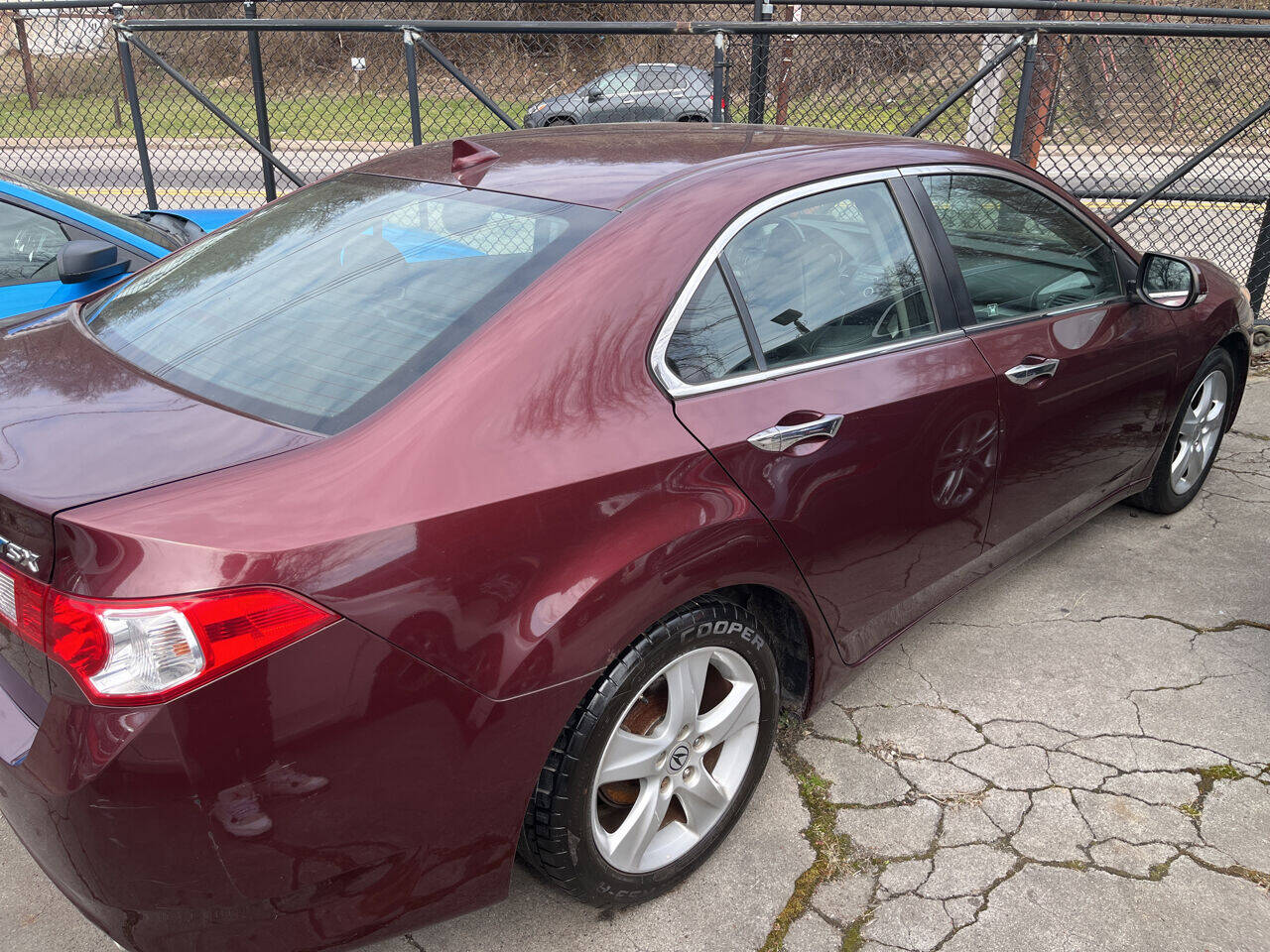 Burgundy 2010 Acura TSX w/Tech 4dr Sedan 5A w/Technology Package 2