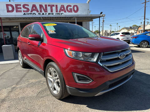 2017 Ford Edge for sale at DESANTIAGO AUTO SALES in Yuma AZ