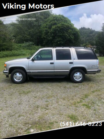 1999 Chevrolet Tahoe for sale at Viking Motors in Medford OR