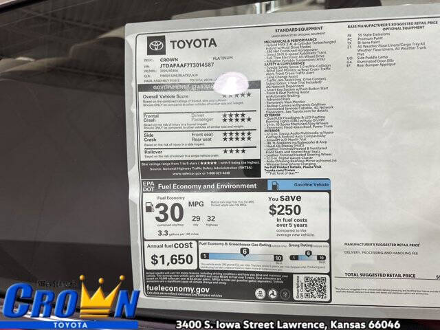 2026 Toyota Crown Platinum