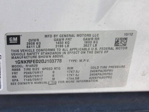 2013 Chevrolet Traverse LS