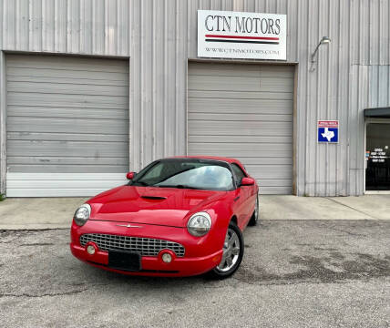 2002 Ford Thunderbird for sale at CTN MOTORS in Houston TX