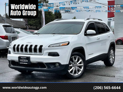 2016 Jeep Cherokee for sale at Worldwide Auto Group in Auburn WA