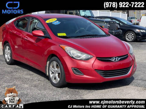 2013 Hyundai Elantra for sale at CJ Motors Inc. in Beverly MA