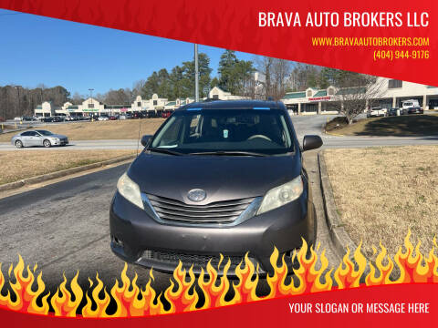 2013 Toyota Sienna for sale at BRAVA AUTO BROKERS LLC in Clarkston GA