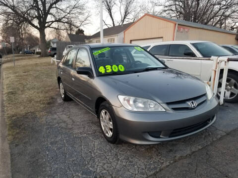 2005 Honda Civic for sale at AMANA MOTORS in Tulsa OK