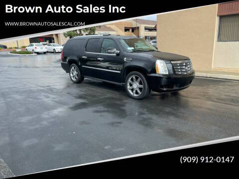 2009 Cadillac Escalade ESV for sale at Brown Auto Sales Inc in Upland CA