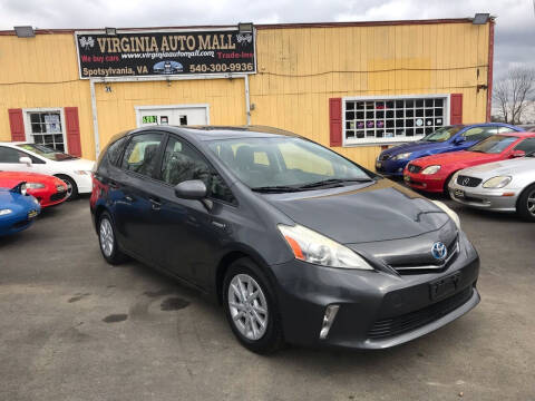 2012 Toyota Prius v for sale at Virginia Auto Mall in Woodford VA