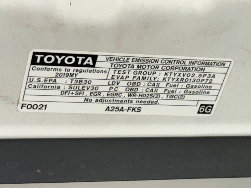 2019 Toyota Camry L