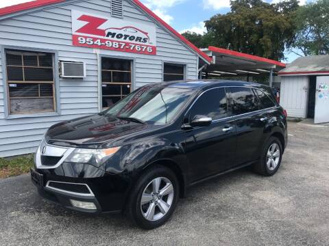 2012 Acura MDX for sale at Z Motors in North Lauderdale FL