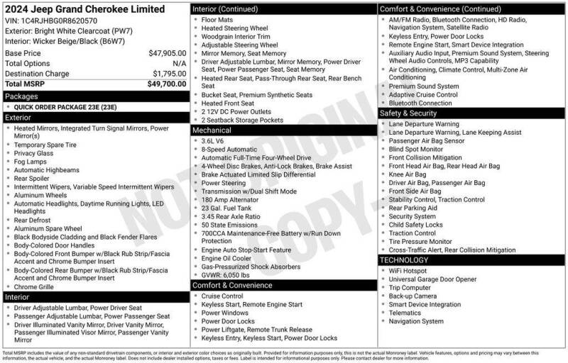 2024 Jeep Grand Cherokee Limited