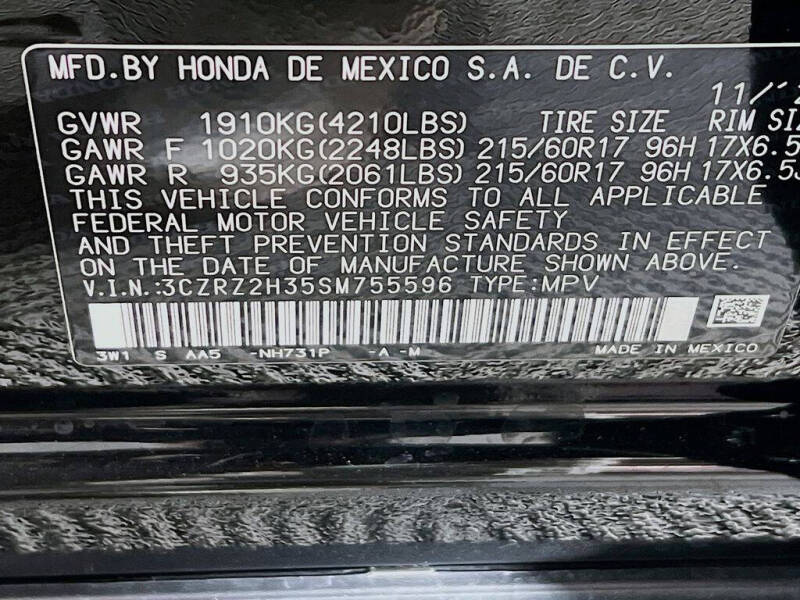 2025 Honda HR-V LX