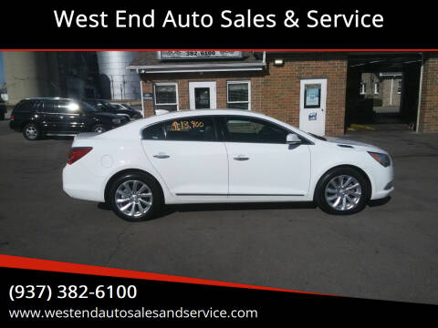 2016 Buick LaCrosse for sale at West End Auto Sales & Service in Wilmington OH