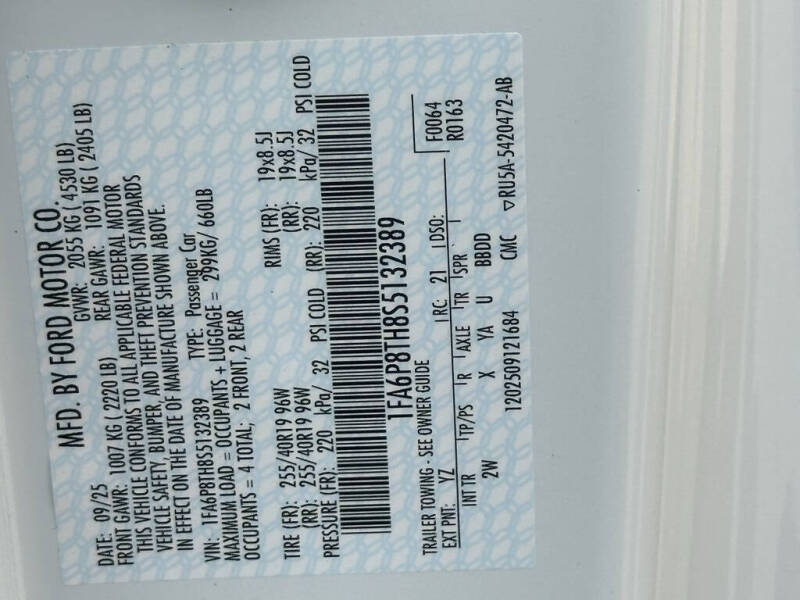 2025 Ford Mustang EcoBoost