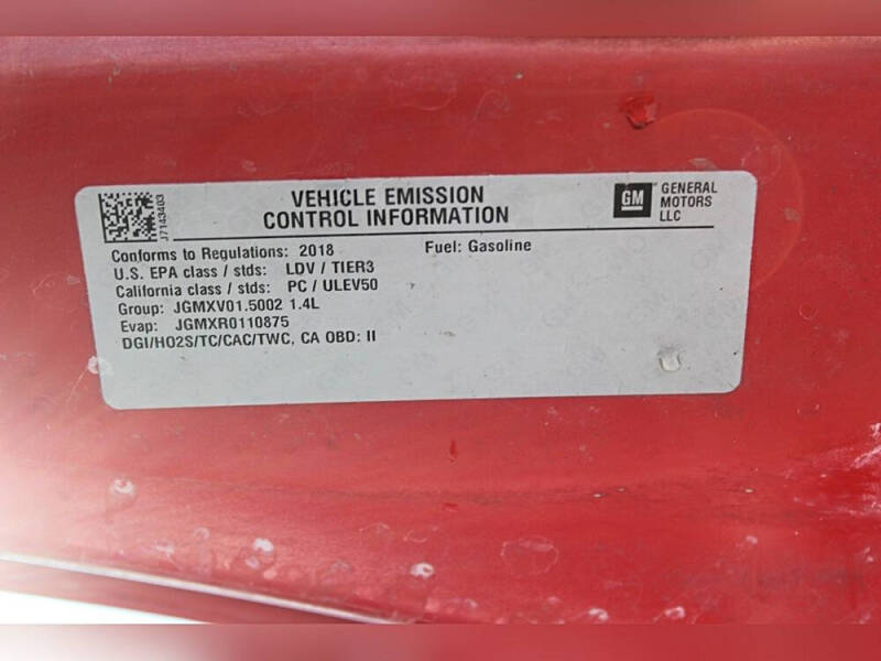 2018 Chevrolet Cruze LS Auto