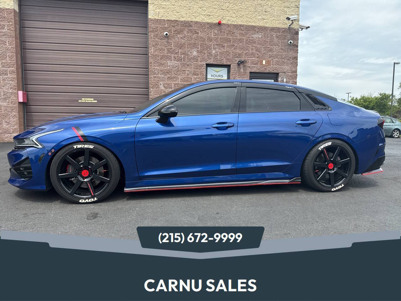 Blue 2024 Kia K5 GT FWD Sedan Front-Wheel Drive 8-Speed Automatic