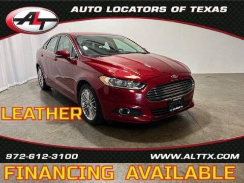 2014 Ford Fusion for sale at AUTO LOCATORS OF TEXAS in Plano TX