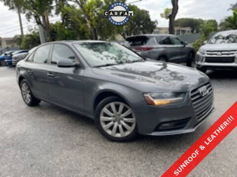 2014 Audi A4 for sale at PHIL SMITH AUTOMOTIVE GROUP - Phil Smith Kia in Lighthouse Point FL