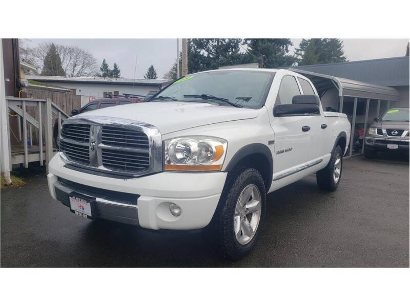 2006 Dodge Ram Pickup 1500 for sale at H5 AUTO SALES INC in Federal Way WA