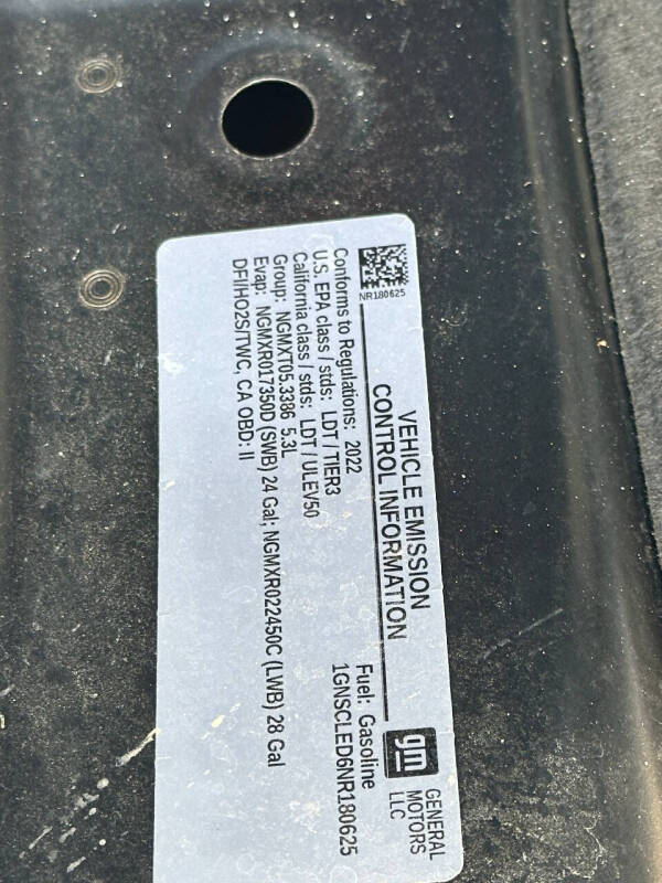 2022 Chevrolet Tahoe Fleet