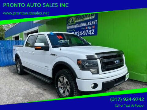 2014 Ford F-150 for sale at PRONTO AUTO SALES INC in Indianapolis IN