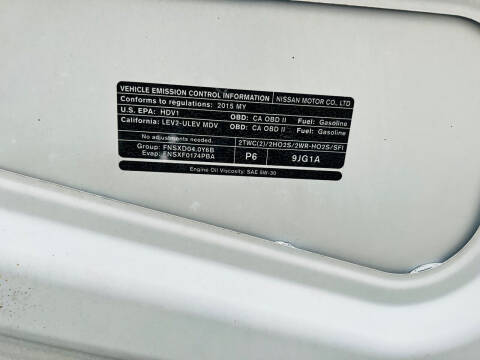 2015 Nissan NV 1500 S