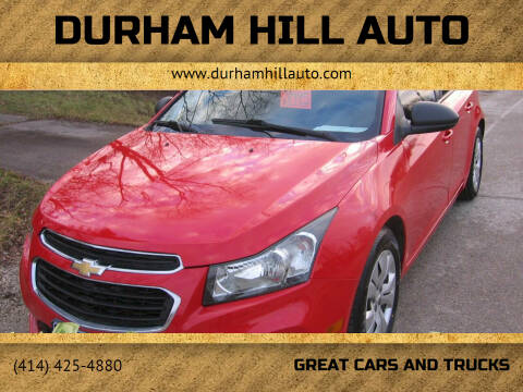 2016 Chevrolet Cruze Limited for sale at Durham Hill Auto in Muskego WI