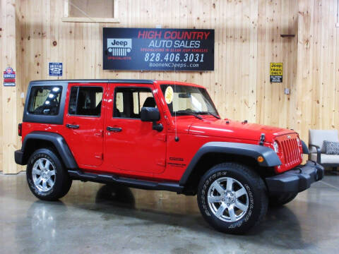2017 Jeep Wrangler Unlimited for sale at Boone NC Jeeps-High Country Auto Sales in Boone NC