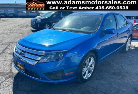 2012 Ford Fusion for sale at Adams Motors Sales in Price UT