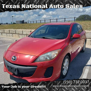 2013 Mazda MAZDA3 for sale at Texas National Auto Sales in San Antonio TX