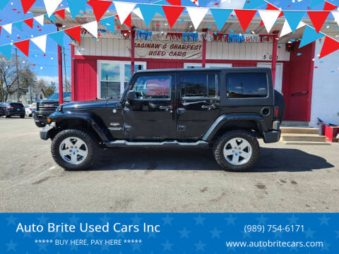 2012 Jeep Wrangler Unlimited for sale at Auto Brite Used Cars Inc in Saginaw MI