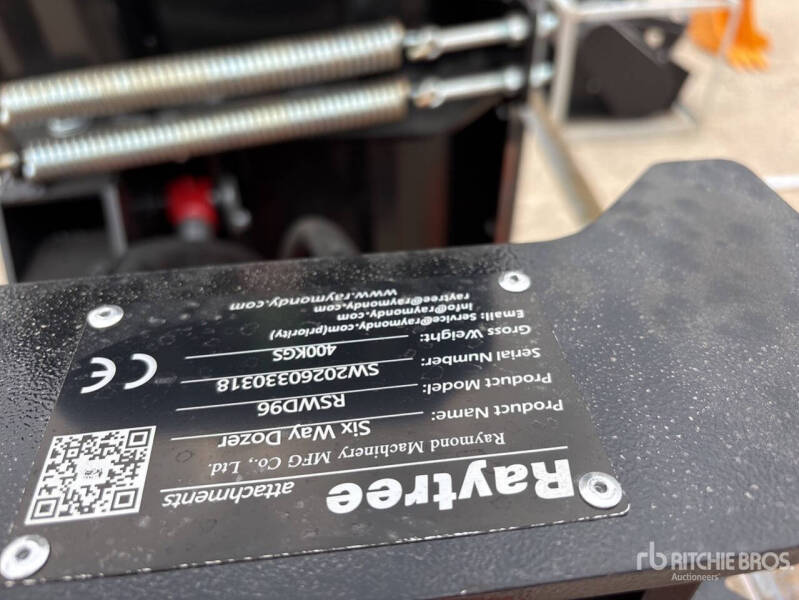 2026 Raytree RSWD96 Skid Steer Dozer Blade