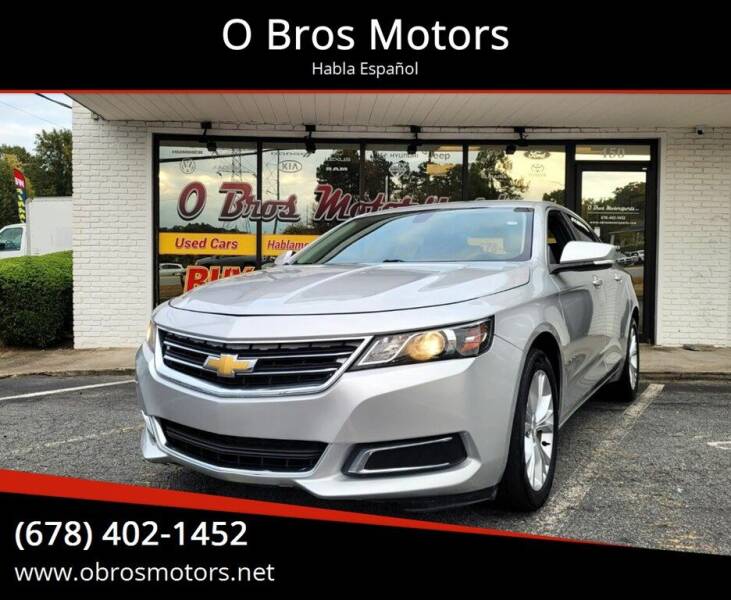 2014 Chevrolet Impala for sale at O Bros Motors in Marietta GA