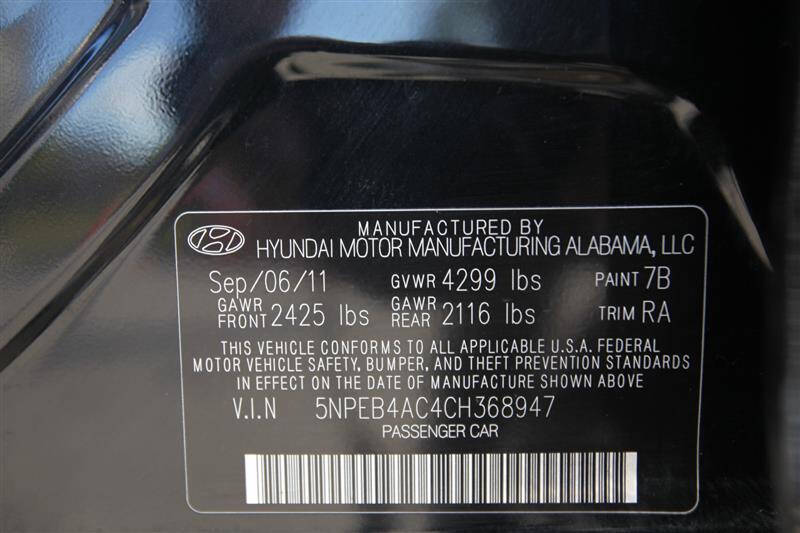 2012 Hyundai Sonata GLS