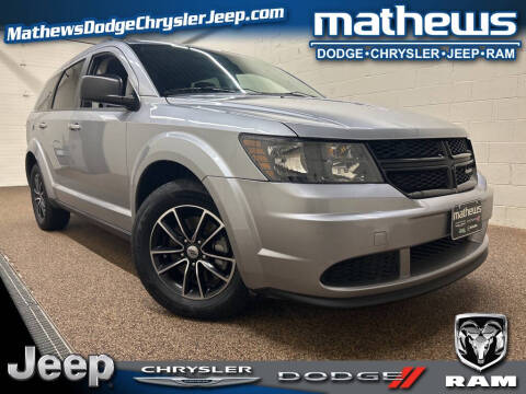 2018 Dodge Journey for sale at MATHEWS DODGE INC in Marion OH