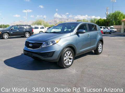 2015 Kia Sportage for sale at CAR WORLD in Tucson AZ