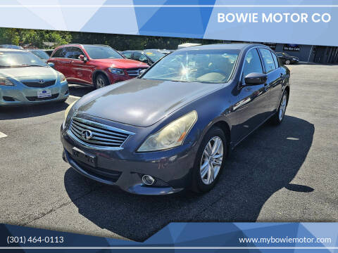 2010 Infiniti G37 Sedan for sale at Bowie Motor Co in Bowie MD
