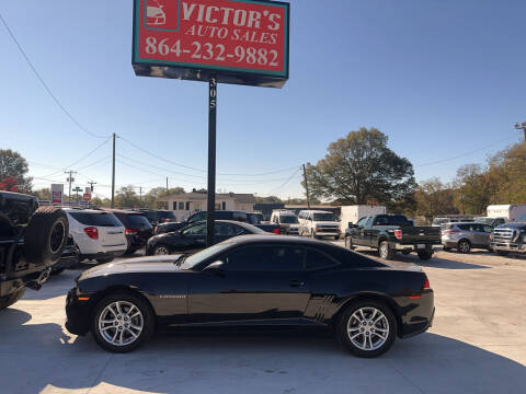2014 Chevrolet Camaro for sale at Victor's Auto Sales in Greenville SC