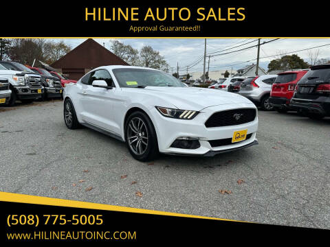 2017 Ford Mustang for sale at HILINE AUTO SALES in Hyannis MA