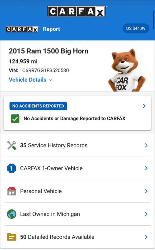 2015 RAM 1500