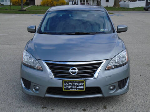 2013 Nissan Sentra for sale at MAIN STREET MOTORS in Norristown PA