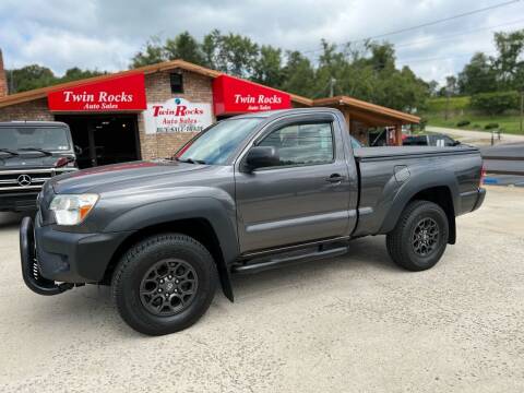 2013 Toyota Tacoma for sale at Twin Rocks Auto Sales LLC in Uniontown PA