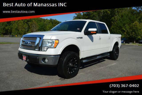 2010 Ford F-150 for sale at Best Auto of Manassas INC in Manassas VA