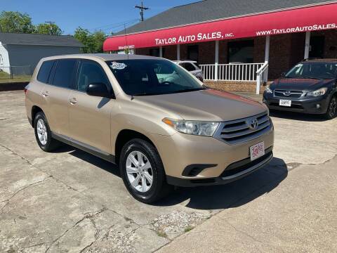 2012 Toyota Highlander for sale at Taylor Auto Sales Inc in Lyman SC